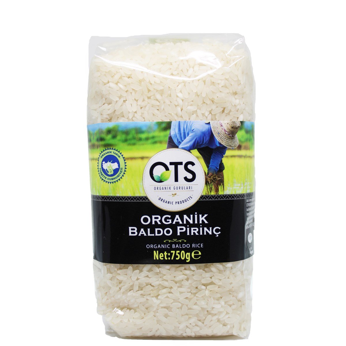 Ots Organik Baldo Pirinç 750 Gr.