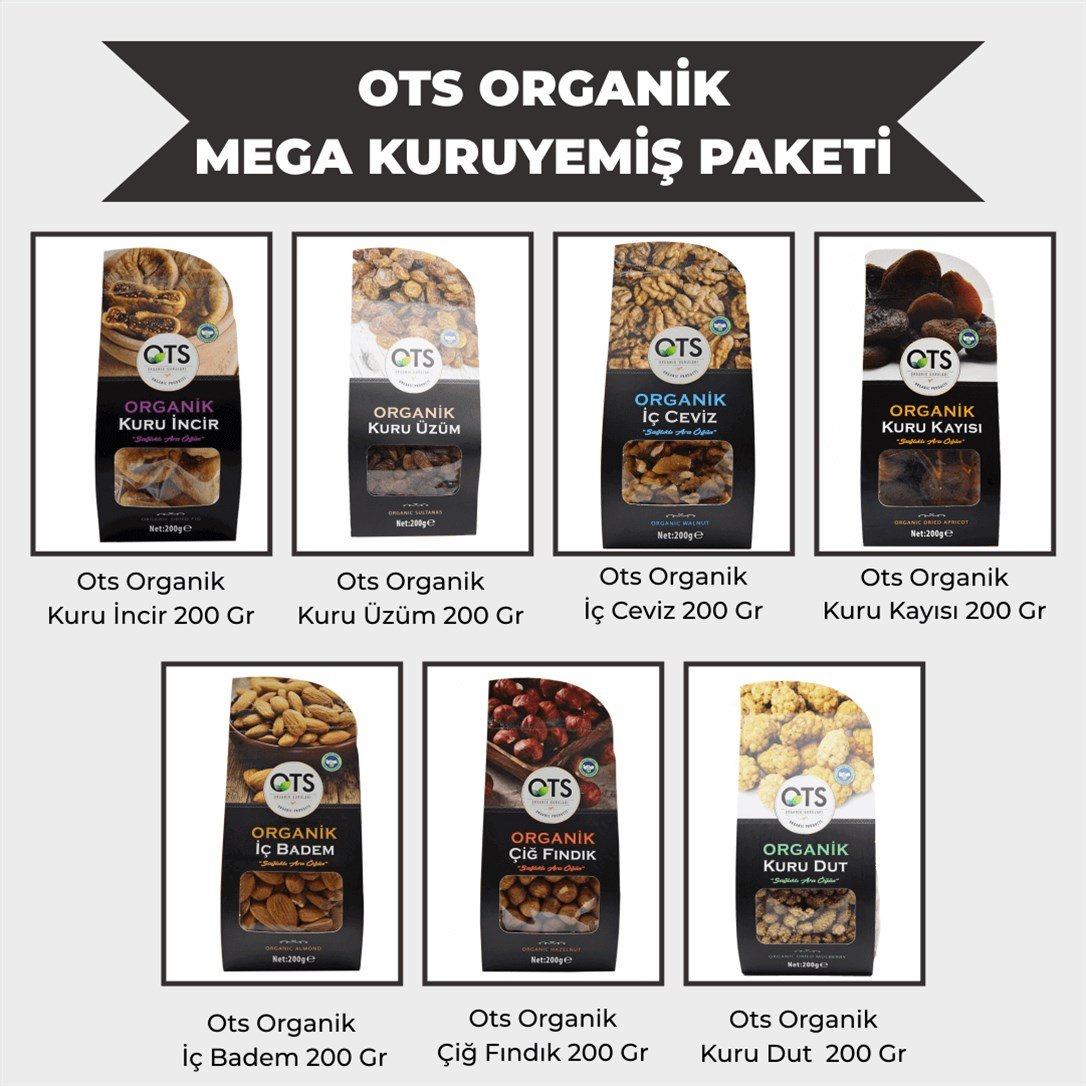 Ots Organik Mega Kuruyemiş Paketi