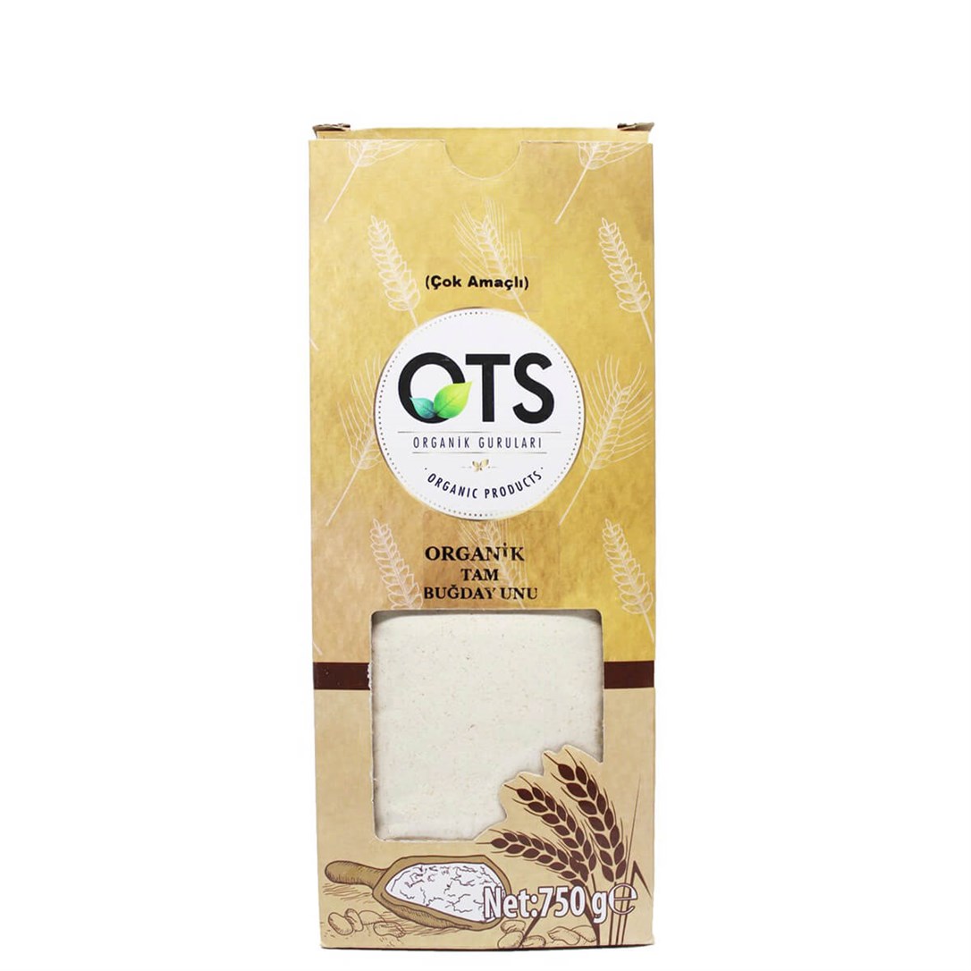 Ots Organik Tam Buğday Unu Çok Amaçlı 750 Gr