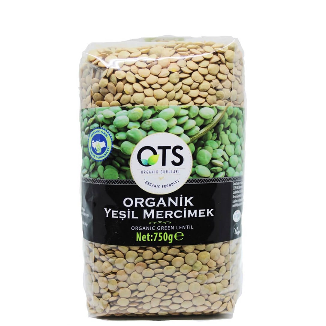 Ots Organik Yeşil Mercimek 750 Gr