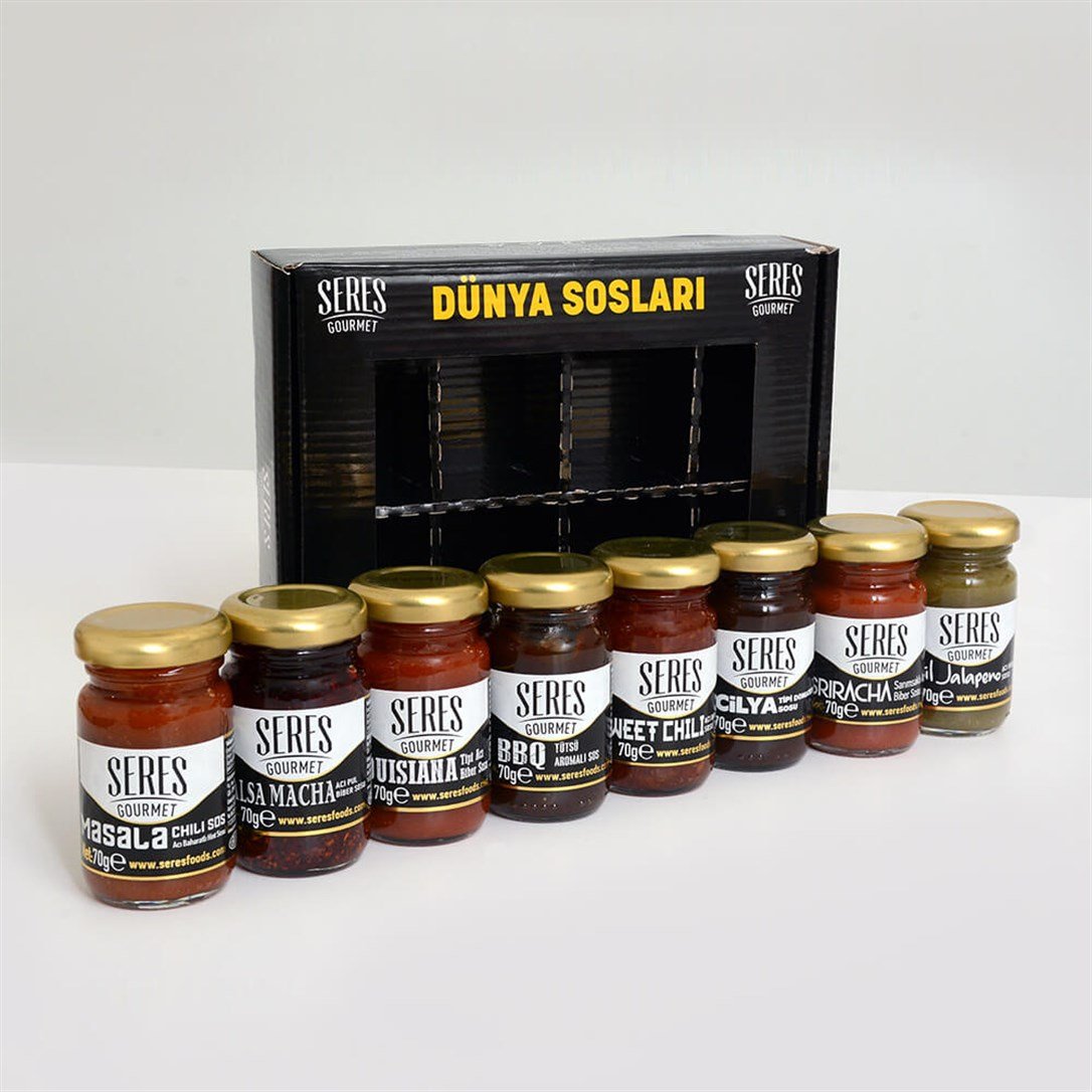 Seres Foods Dünya Sosları Seti 8 Adet x 70 Gr