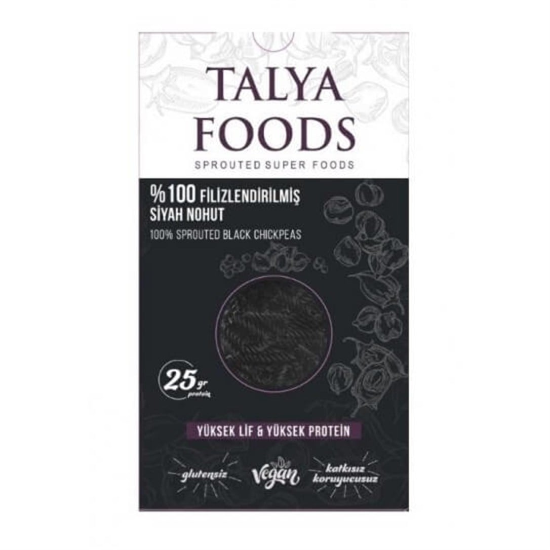 Talya Foods Filizlendirilmiş Siyah Nohut Makarnası