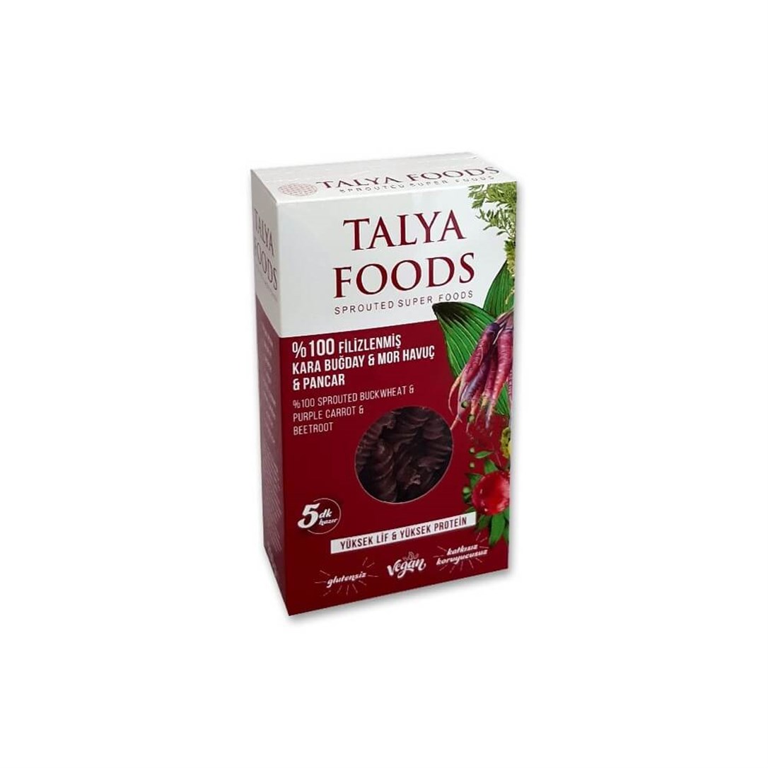 Talya Foods Glütensiz Filizlendirilmiş Karabuğday & Mor Havuç & Pancar Makarnası