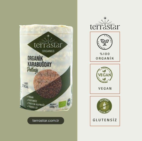 Terrastar Organik Karabuğday Patlağı 100 G