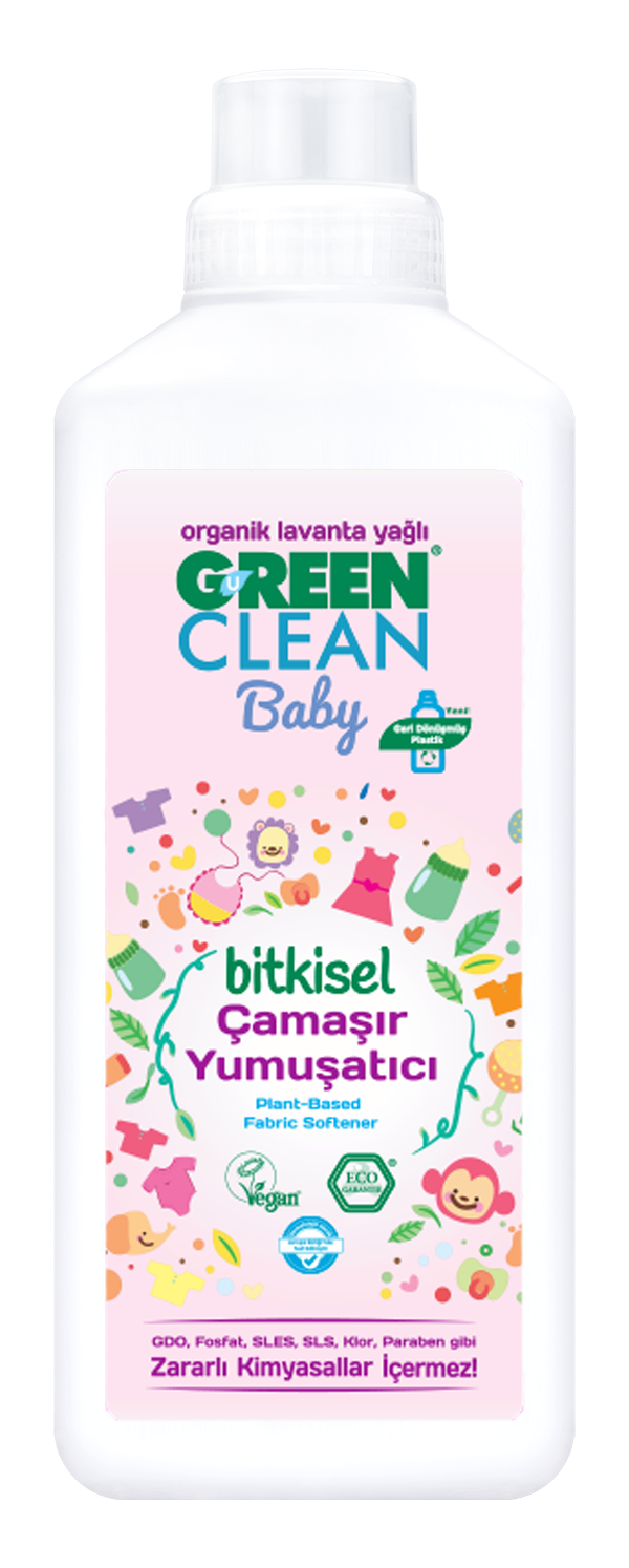U Green Clean Baby Bitkisel ve Doğal Çamaşır Yumuşatıcısı 1000 Ml