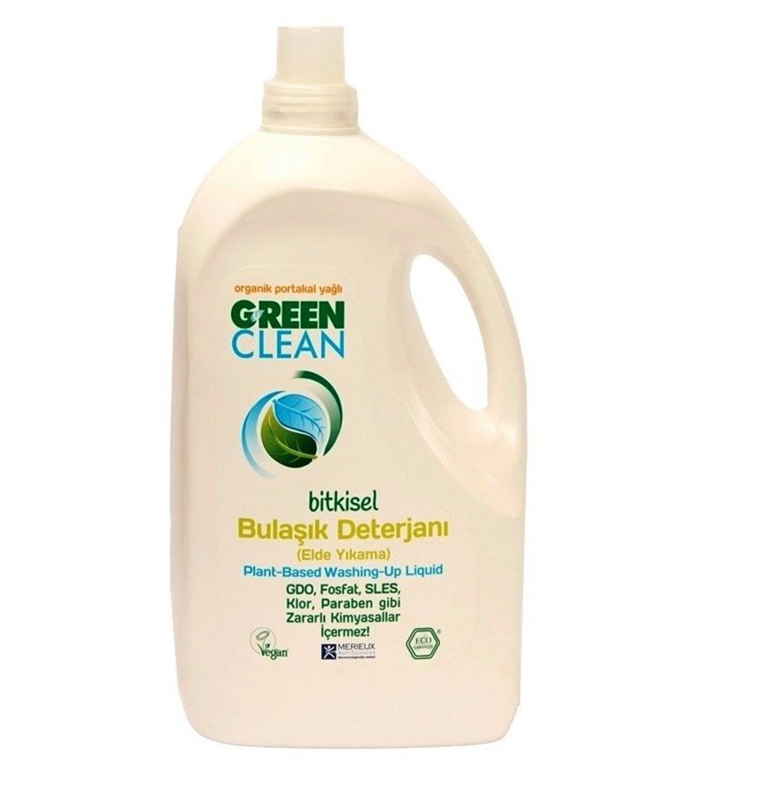 U Green Clean Bitkisel ve Doğal Bulaşık Deterjanı Elde Yıkama 2750 Ml