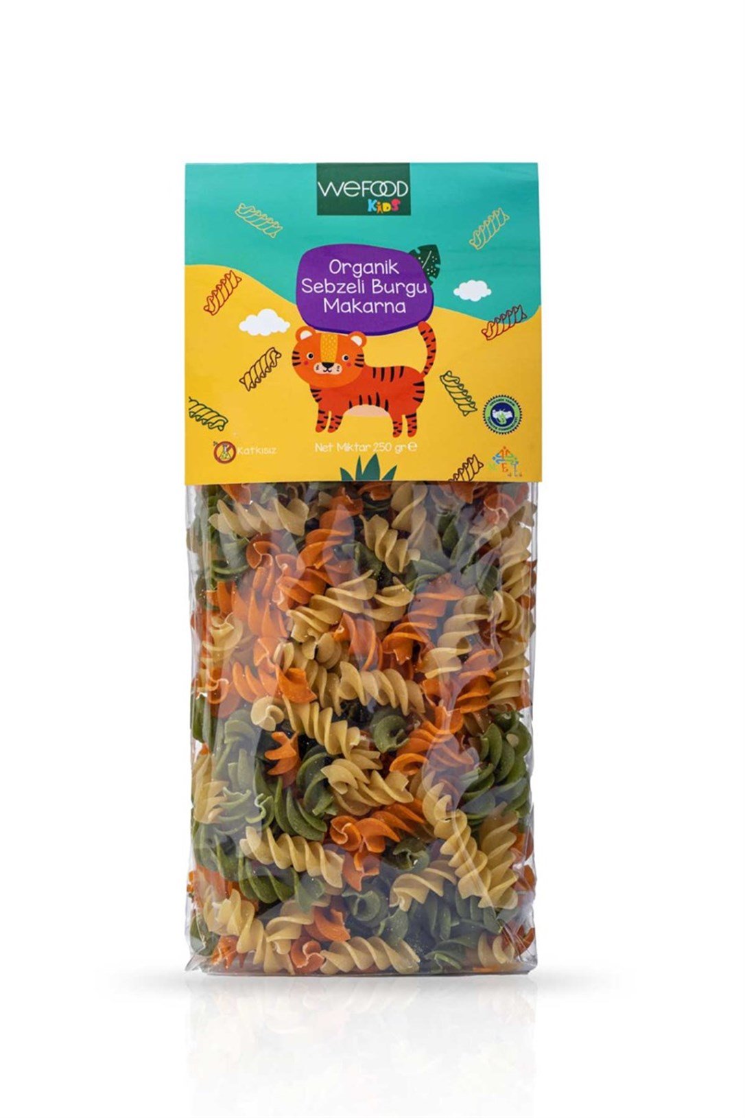 Wefood Kids Organik Sebzeli Burgu Makarna 250 G
