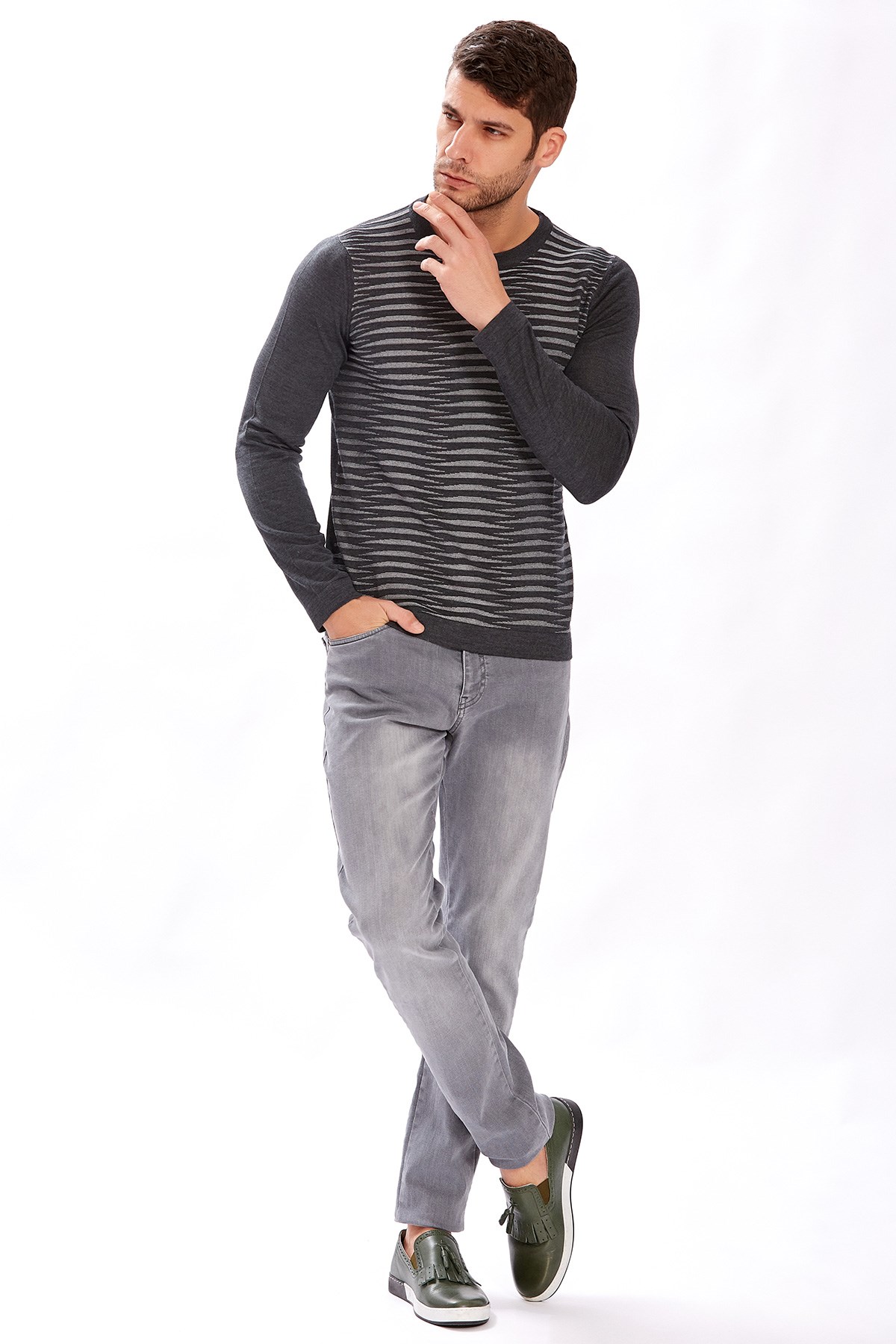 Ecer Aaron Triko, Regular Fit Triko, ECER