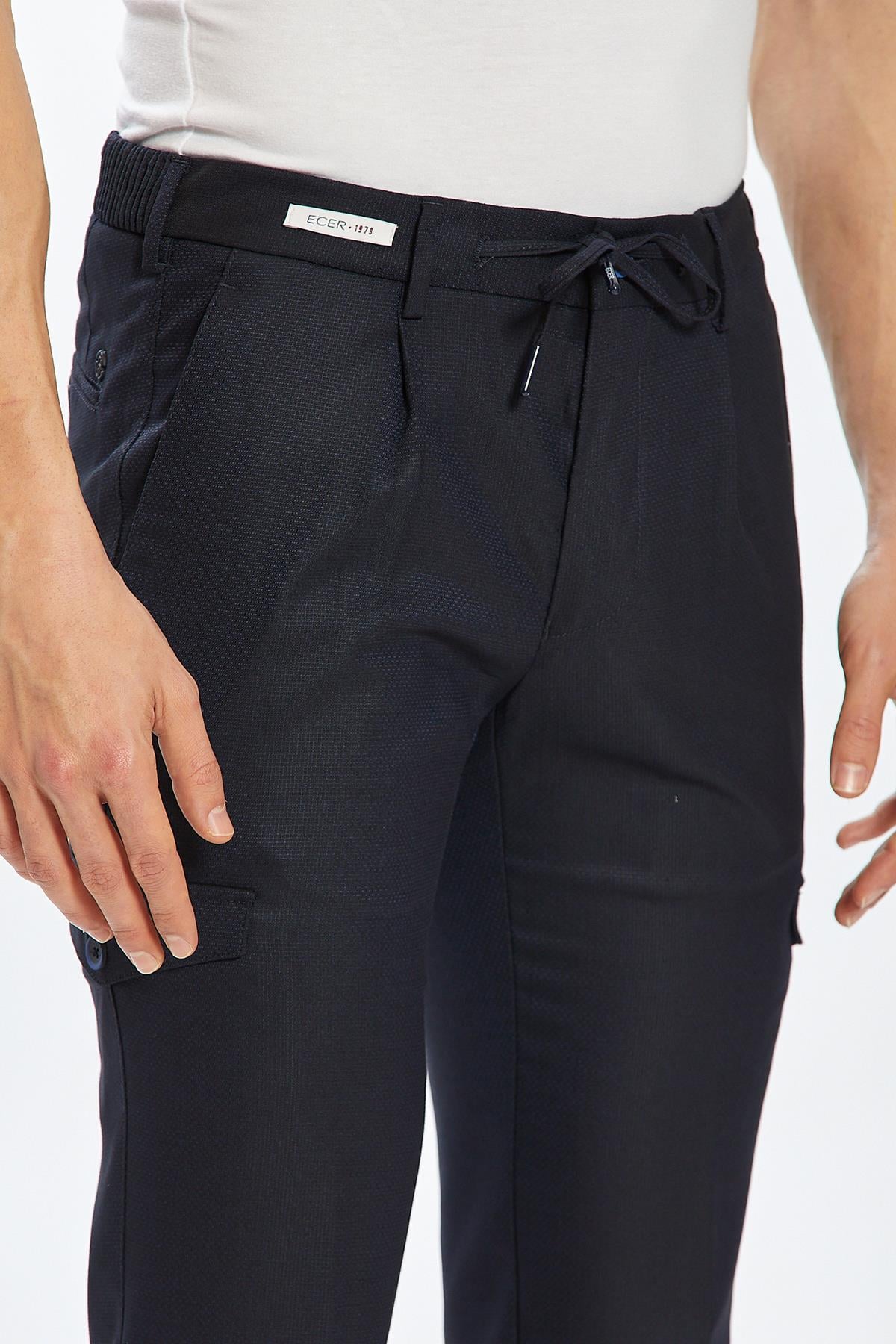 Ecer Liffey Pleated Kargo Pantolon, Yaz Slimfit Pantolon, ECER