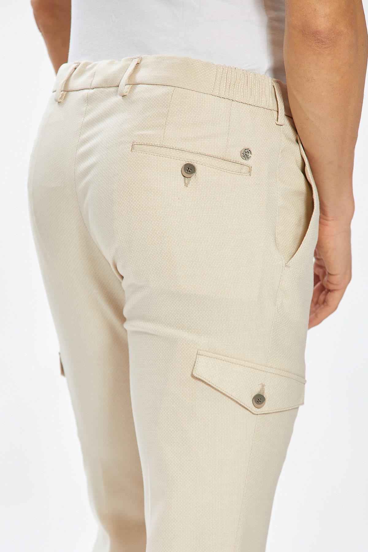 Ecer Liffey Pleated Kargo Pantolon, Yaz Slimfit Pantolon, ECER