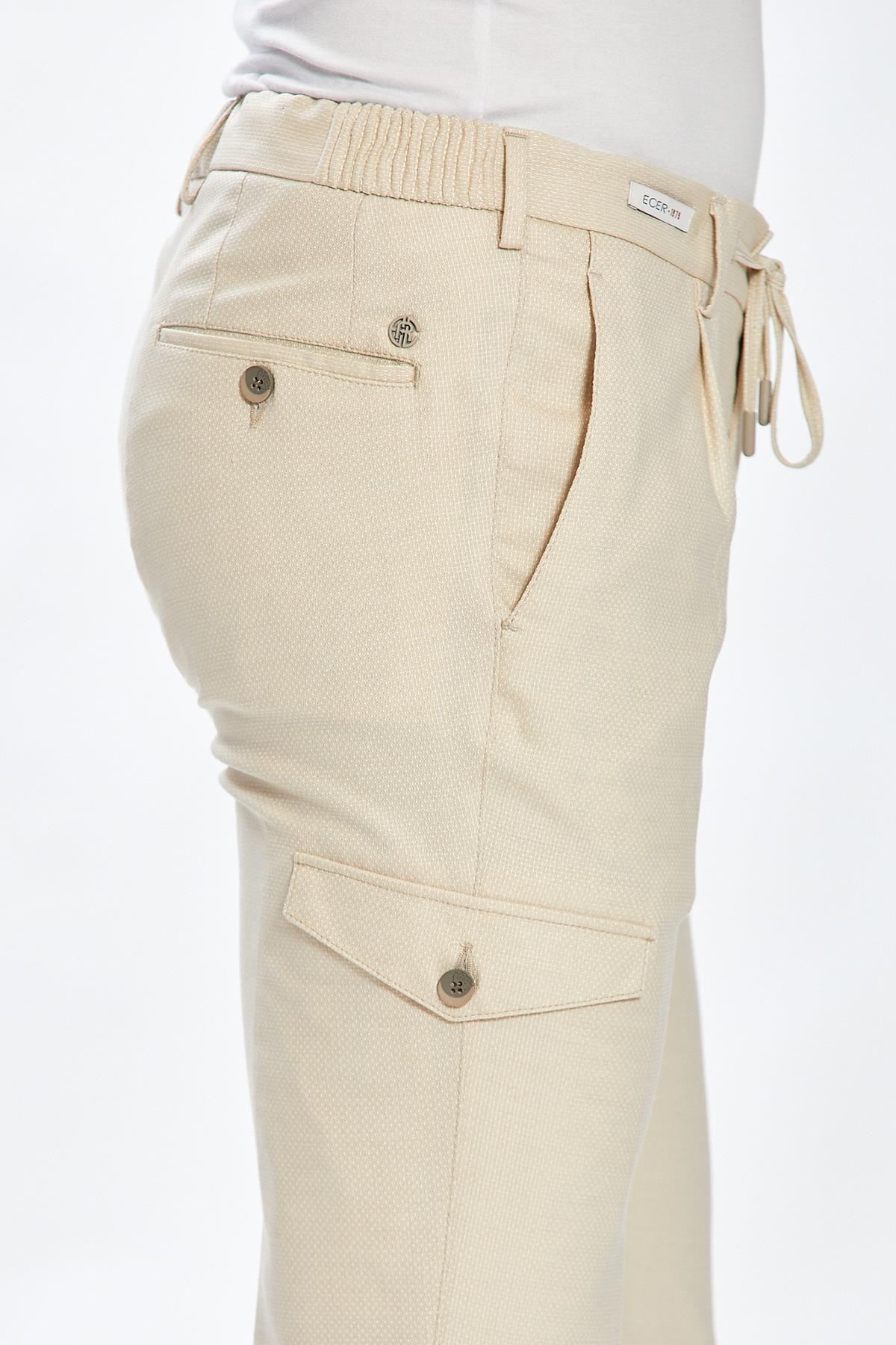 Ecer Liffey Pleated Kargo Pantolon, Yaz Slimfit Pantolon, ECER