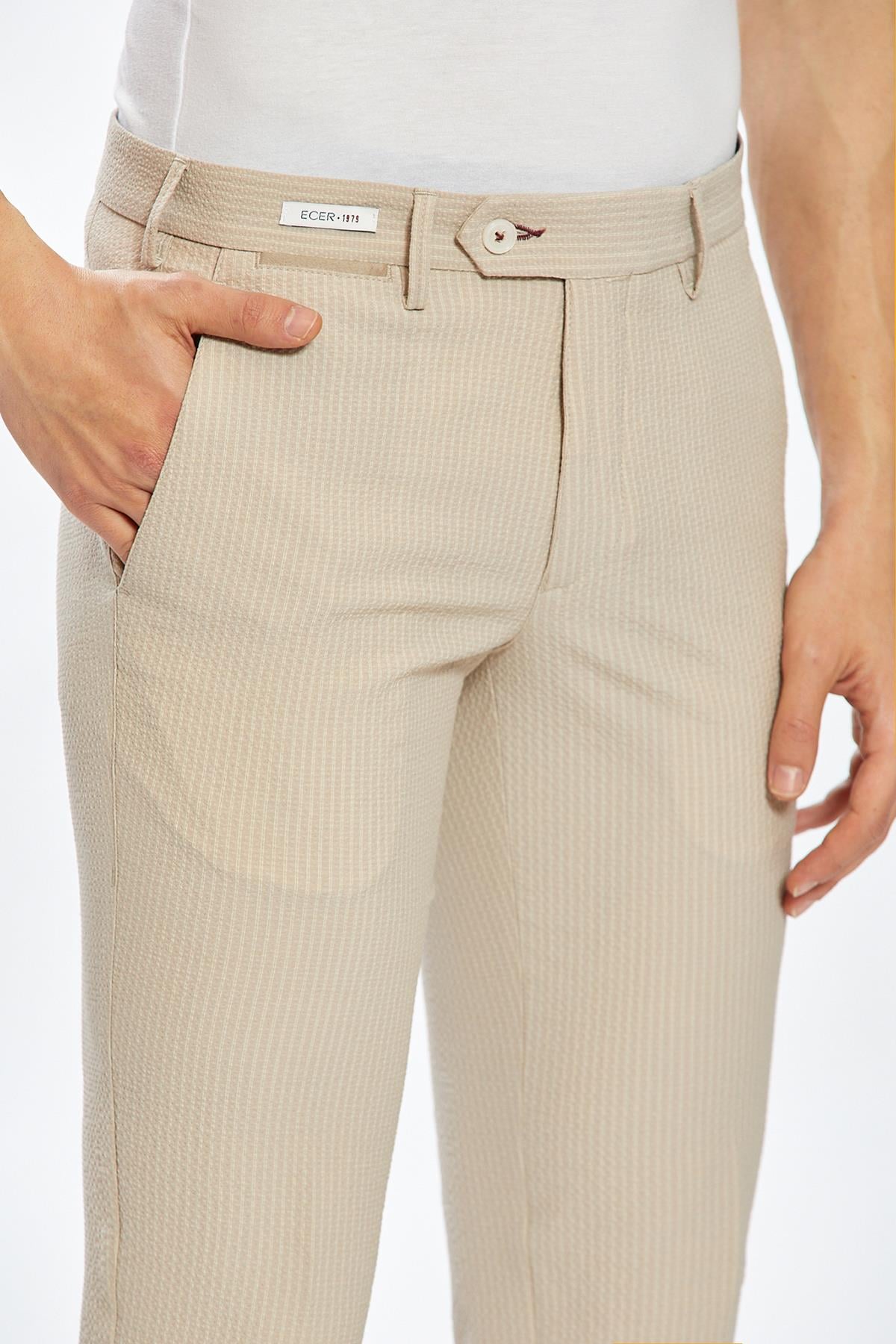 Ecer Selçuk Pantolon, Yaz Slimfit Pantolon, ECER