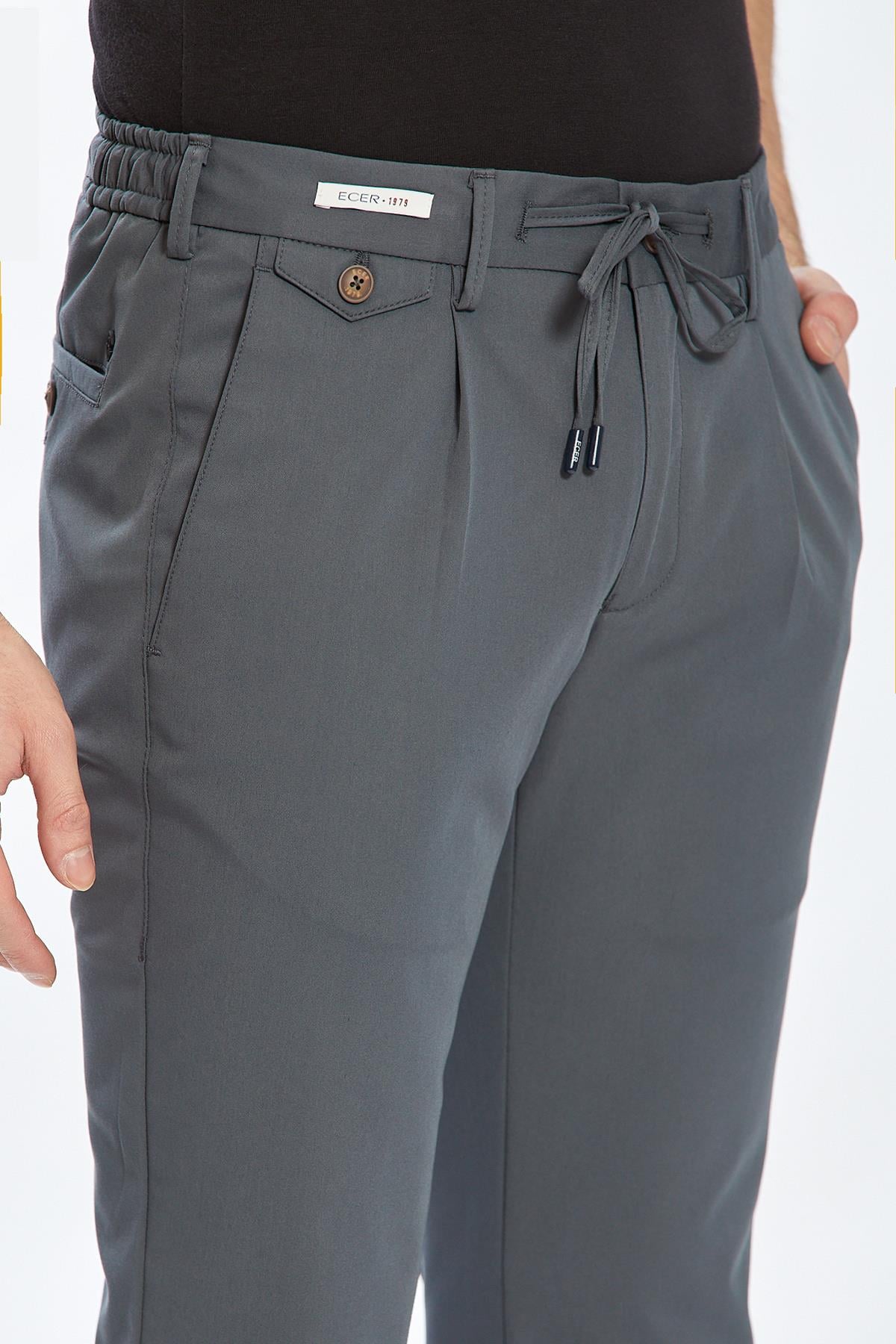 Ecer Valen Pleated Pantolon, Yaz Slimfit Pantolon, ECER