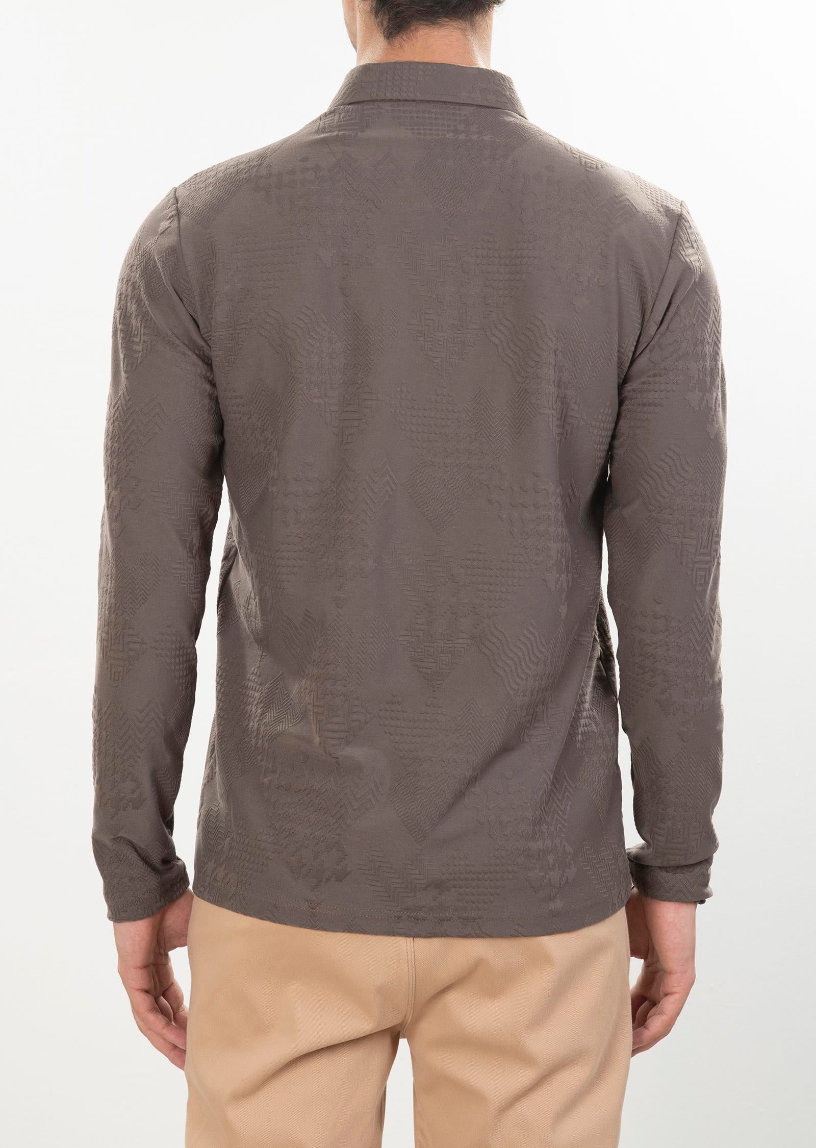 Desenli  Haki Sweatshirt