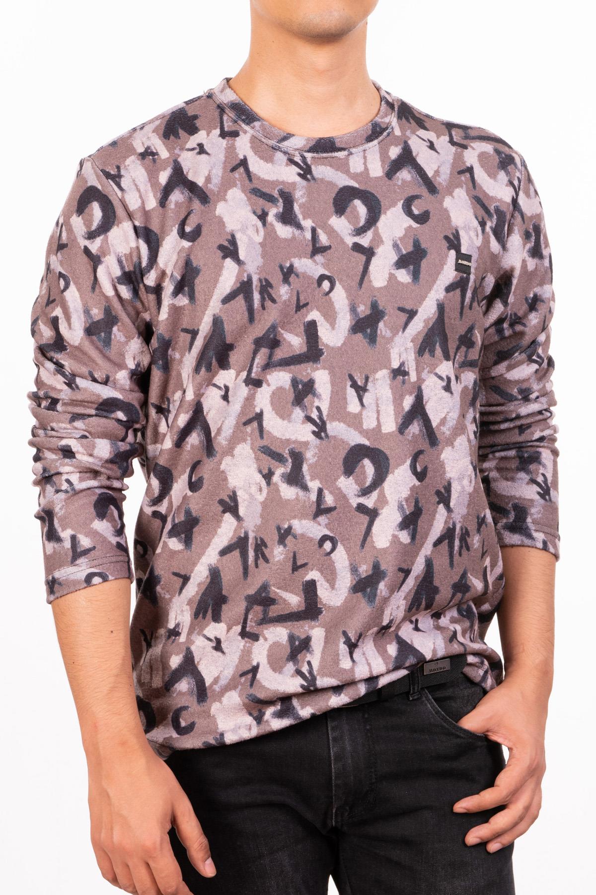 Harf Desenli Sweatshirt