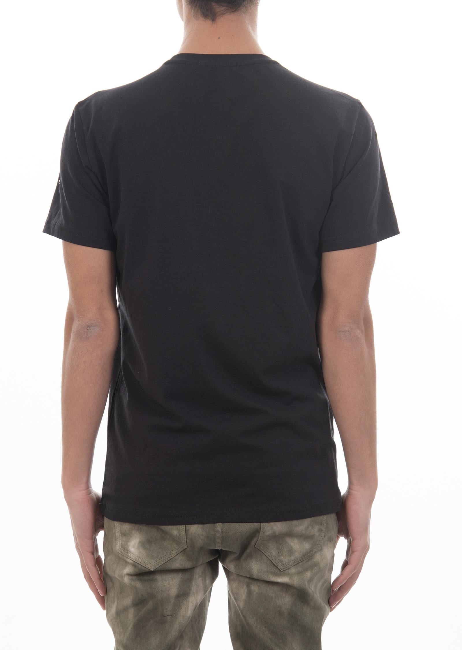 Harf Kabartmalı Siyah Sweatshirt