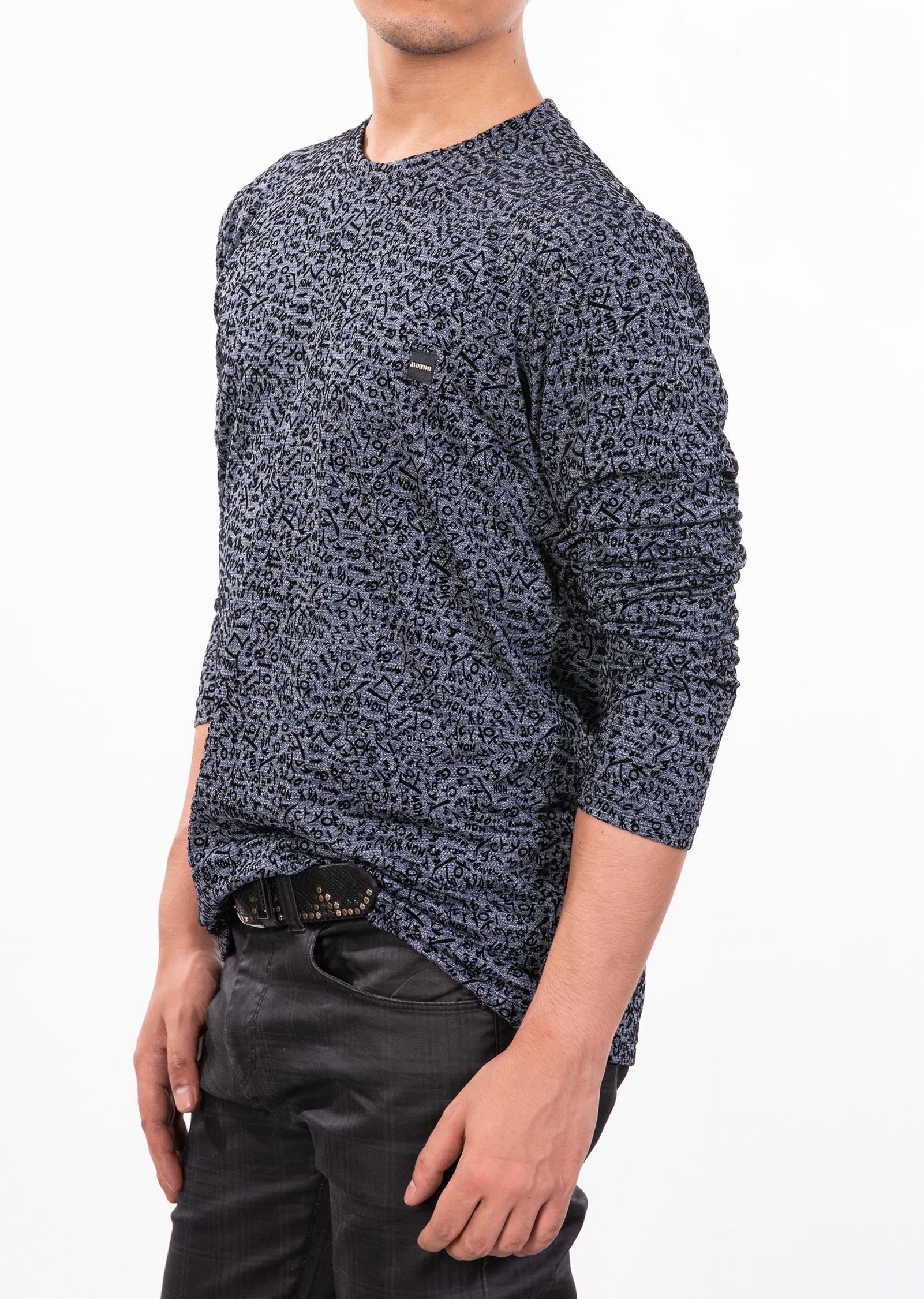 Karma Kabartma Desenli Sweatshirt