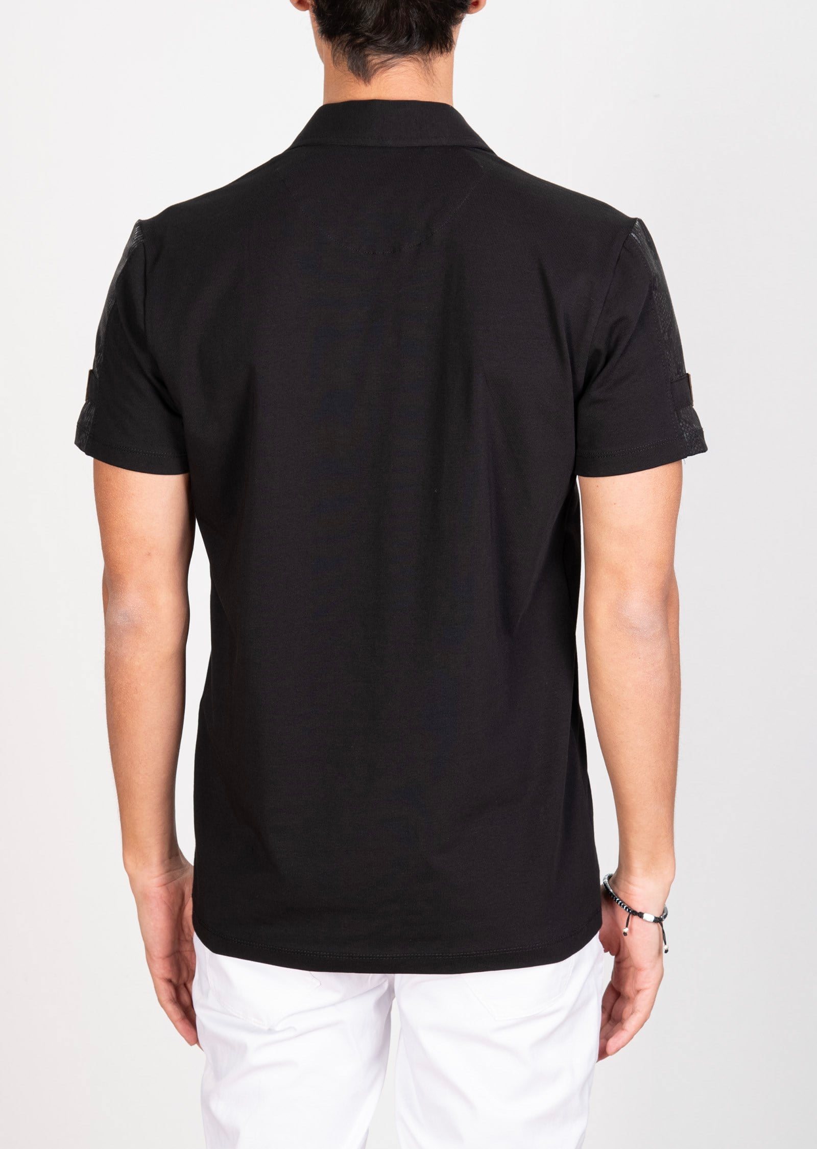 Mondo Altın Metal Detaylı Garnili Polo Yaka T-shirt