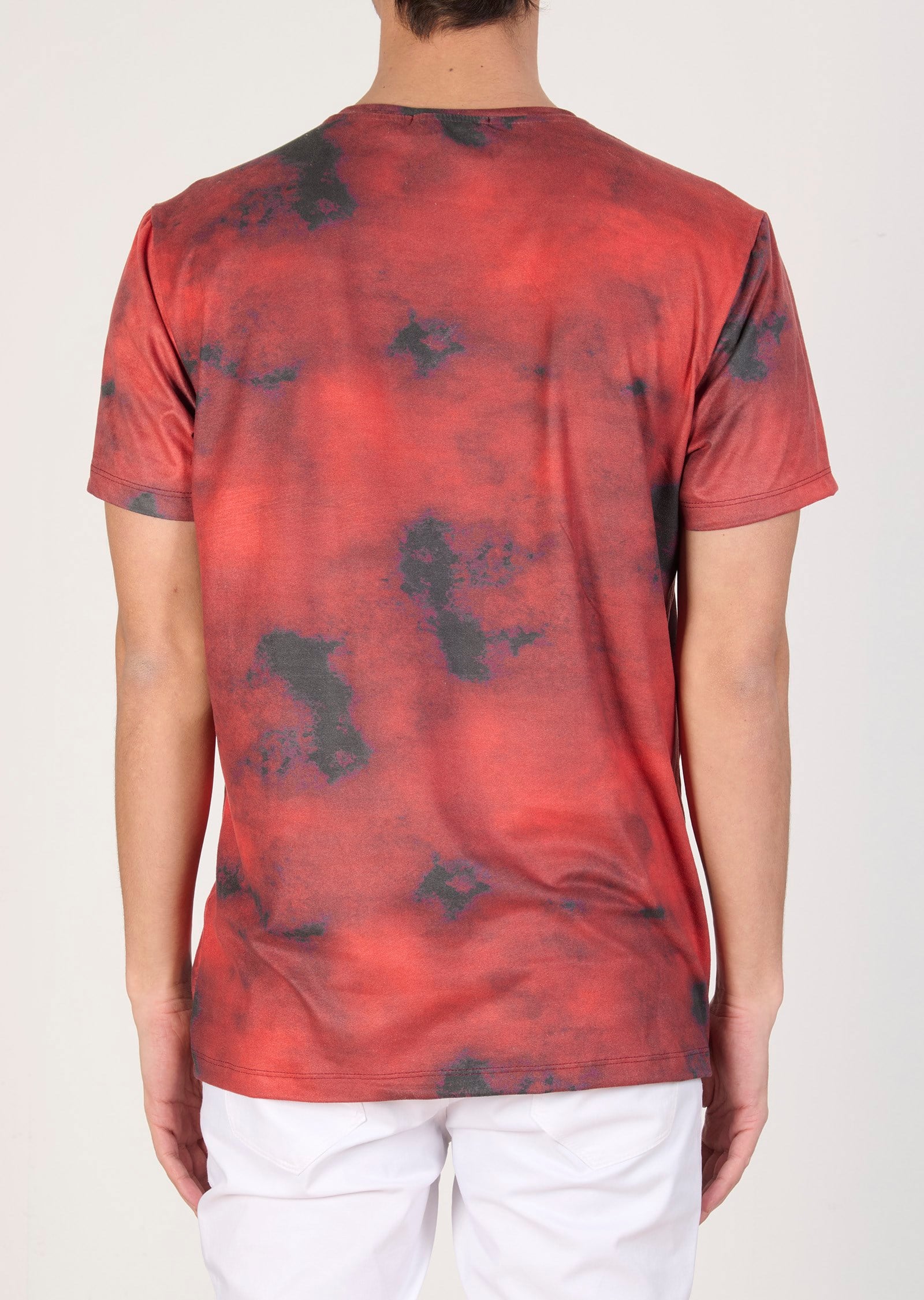Mondo Duman Desenli Kırmızı T-shirt