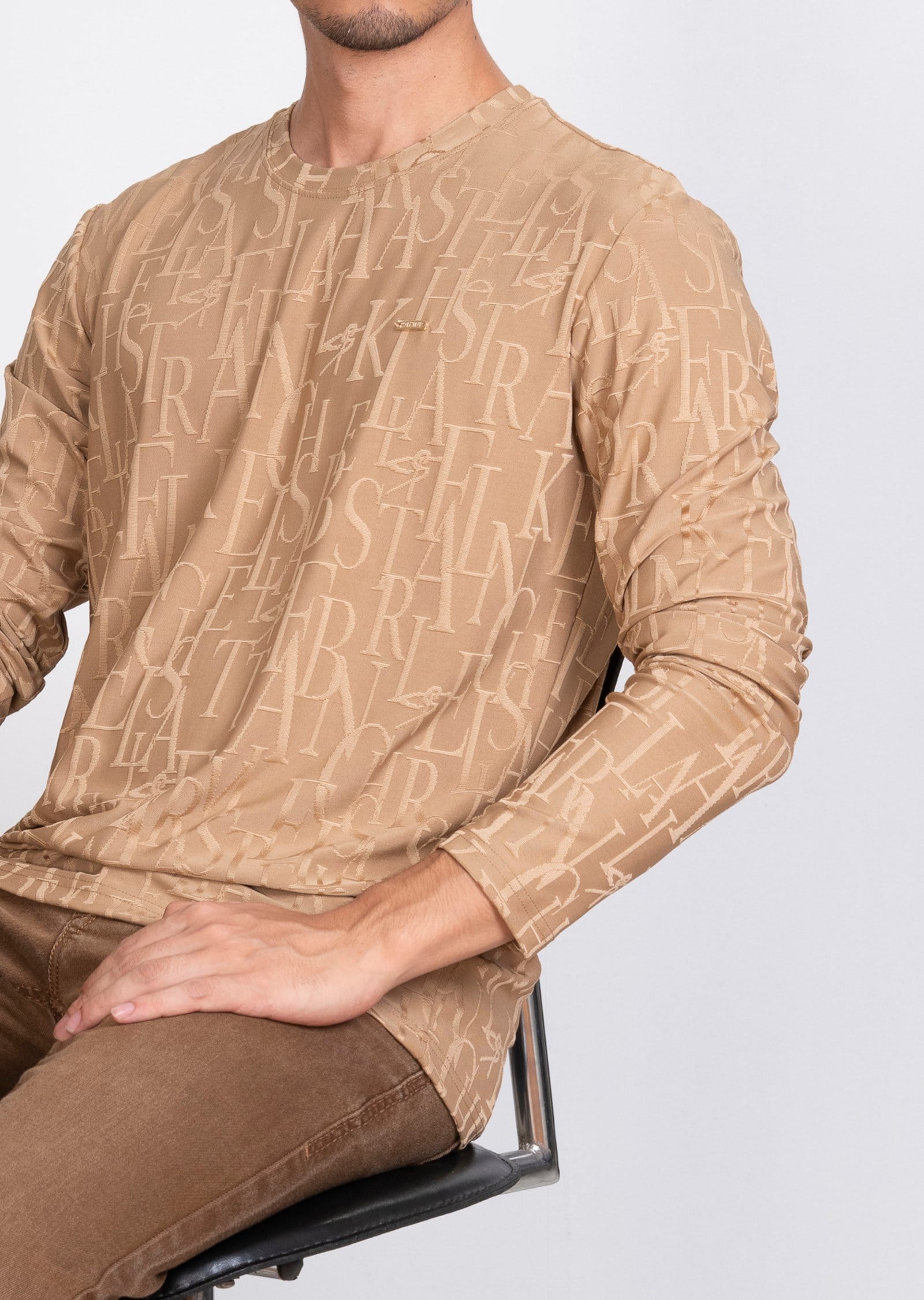 Mondo Harfli Bej Sweatshirt