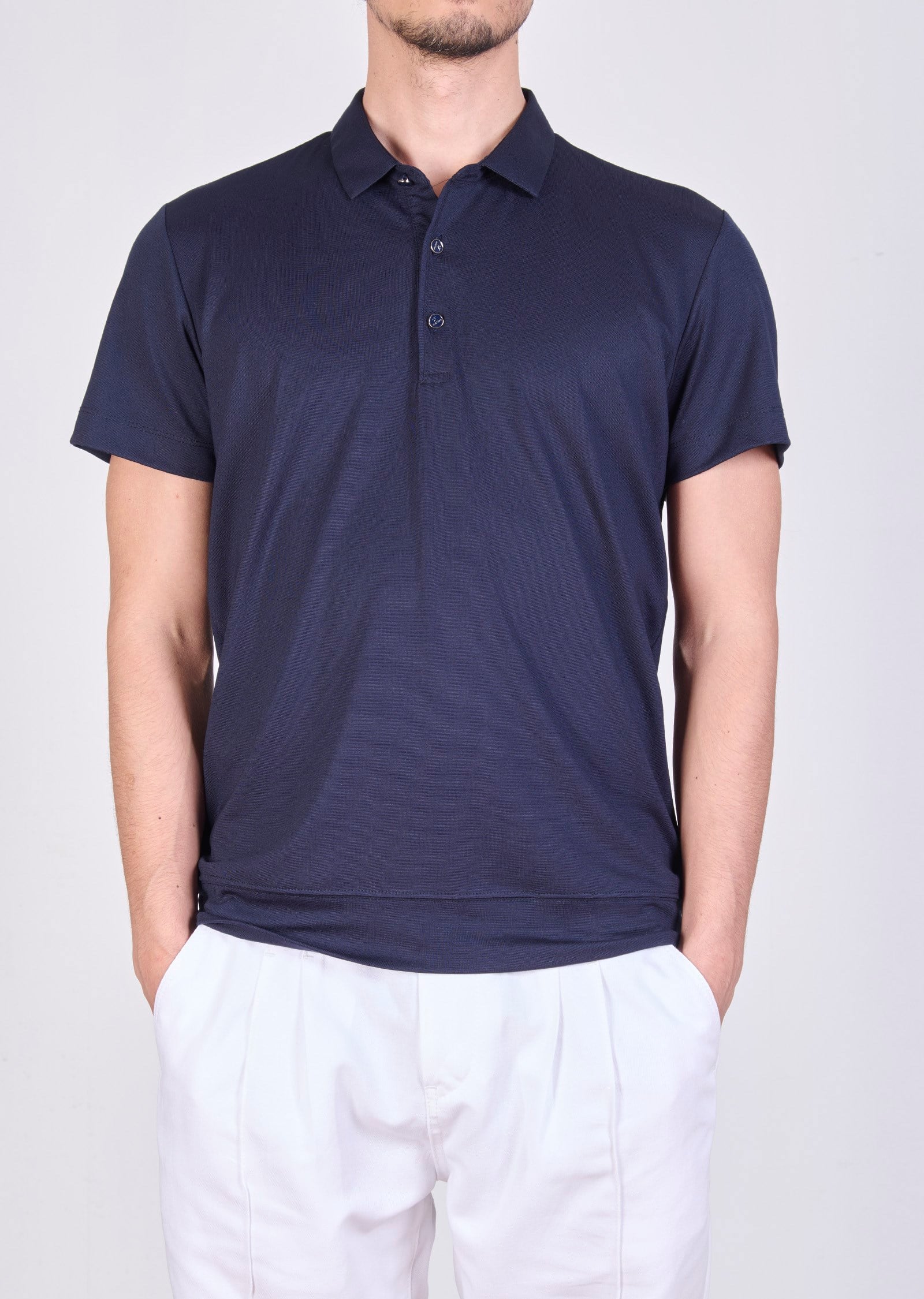 Mondo Lacivert Metal Logo Detaylı Polo Yaka T-Shirt
