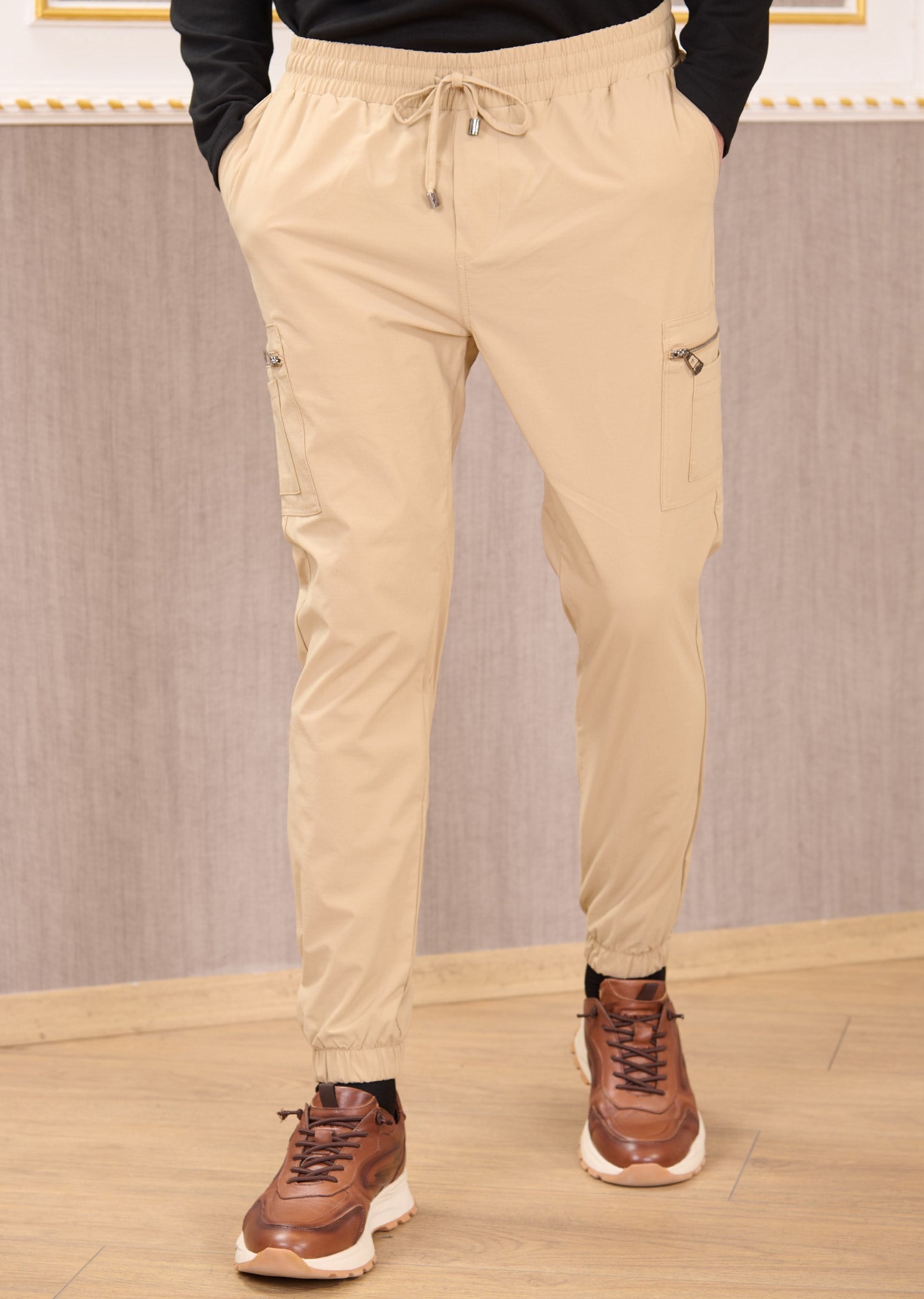 Paraşüt Kumaş Jogger Pantolon