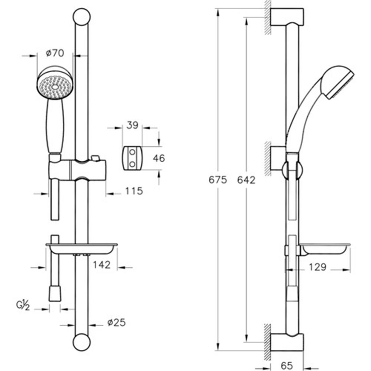 SOLO C SÜRGÜLÜ EL DUŞU TAKIMI