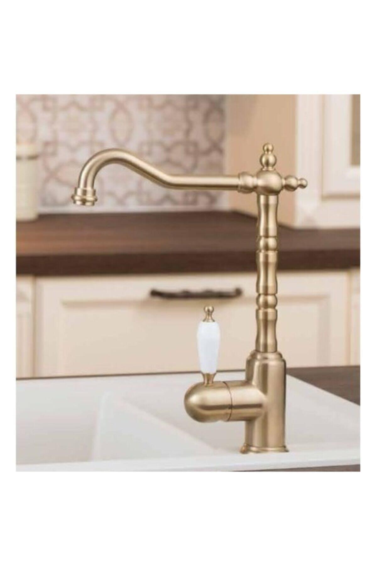 VİTRA ARTEMA VERONA EVİYE BATARYASI,SATEN ALTIN