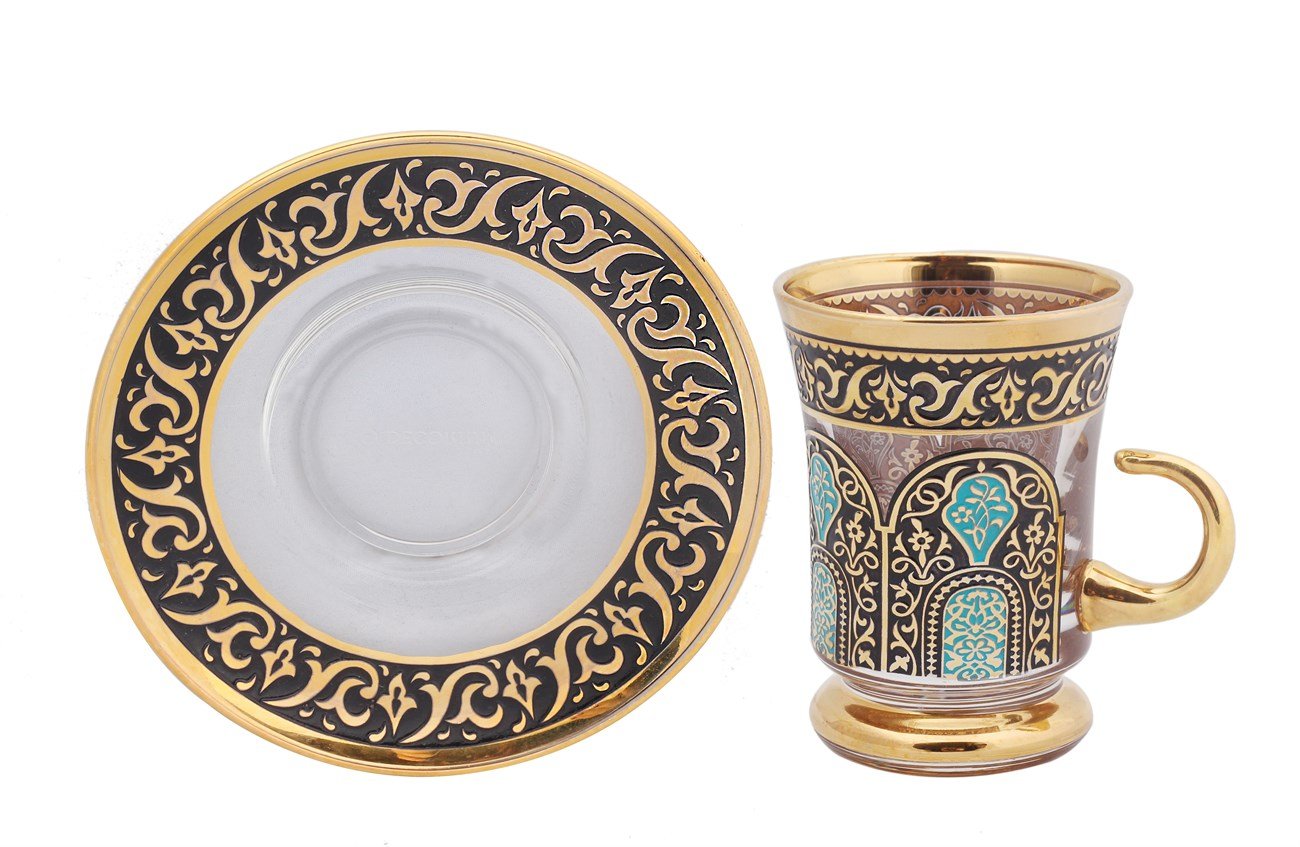 12 Prç.Kulplu Çay Tk. Hürrem Altın