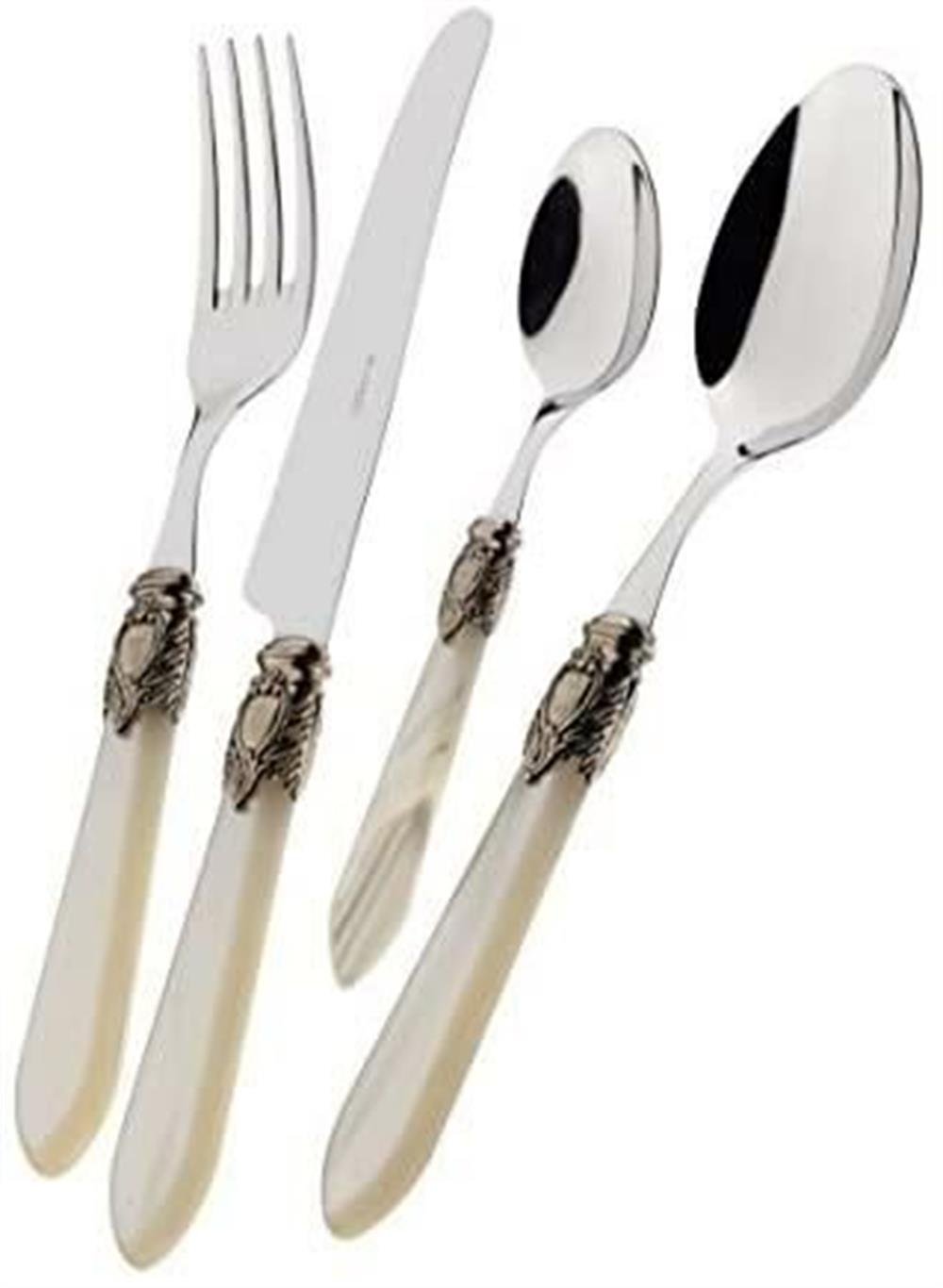 Bugatti Oxford Sedef Antik Altın 75 Parça Set