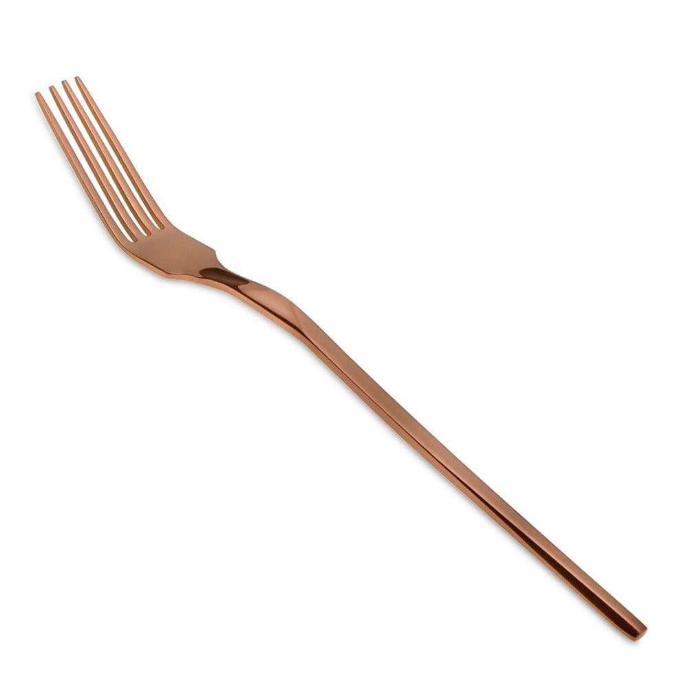 Jumbo 5100 Quartz Titanyum Bronz 84 Parça 12 Kişilik Çatal Kaşık Bıçak Seti