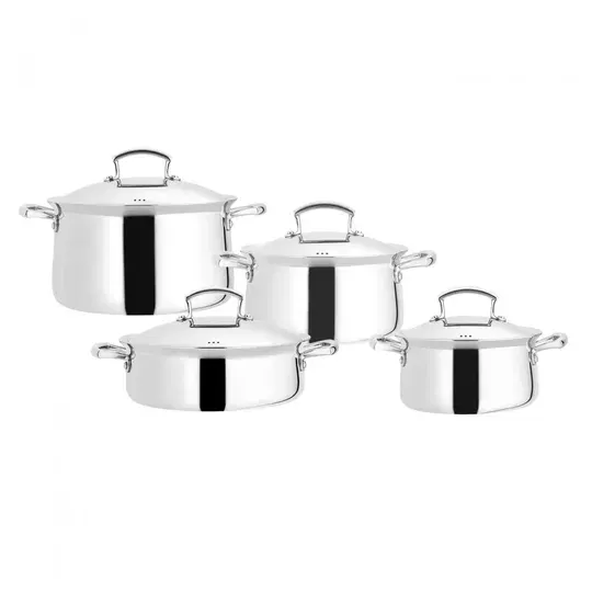 Jumbo Flame 4 Parça Tencere Seti