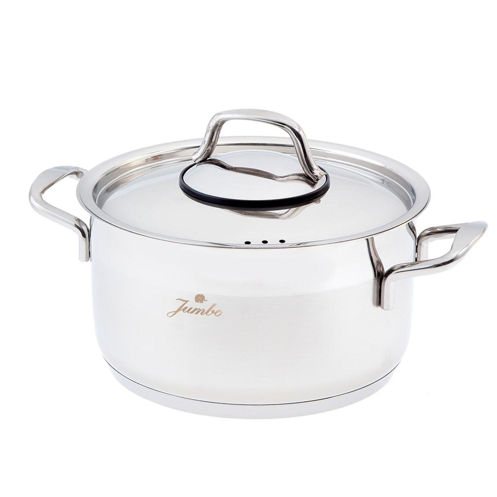 Jumbo Myra 6 Parça Midi Çelik Tencere Seti