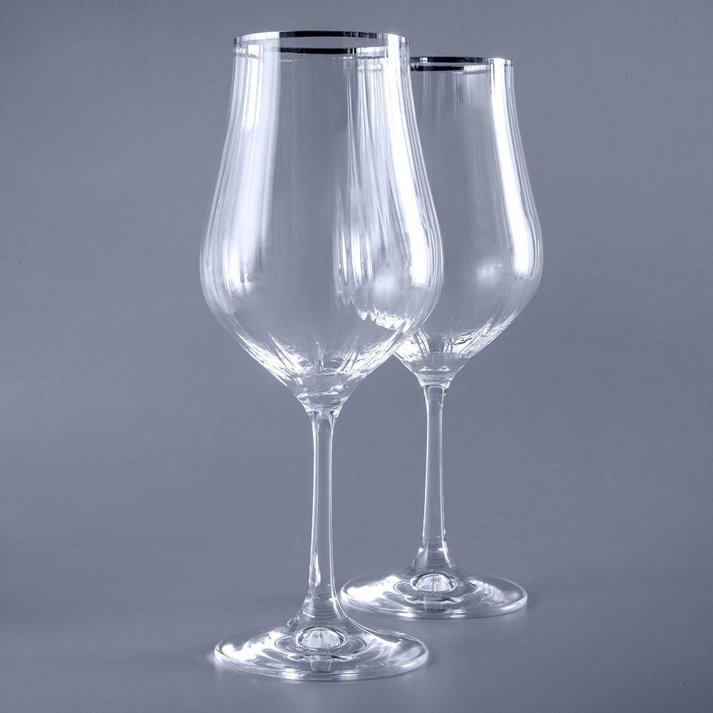 Jumbo Tulipa Platin Meşrubat Bardağı 6'lı 450 ml