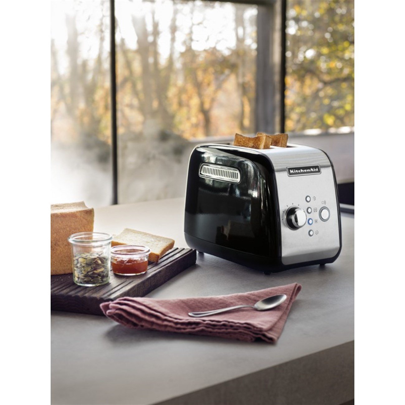 Kitchenaid 2 Dilim Ekmek Kızartma Makinesi - 5KMT221 Onyx Black