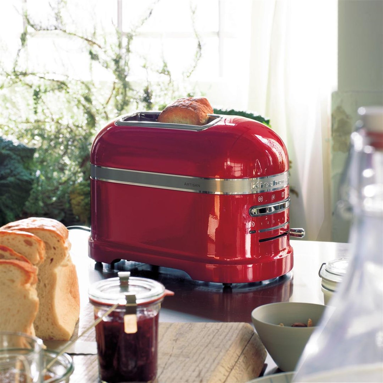 Kitchenaid Artisan 2 Dilim Ekmek Kızartma Makinesi 5KMT2204 Empire Red-EER