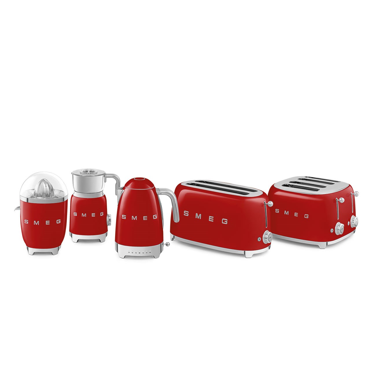 Smeg Kırmızı Isı Ayarlı Kettle KLF04RDEU