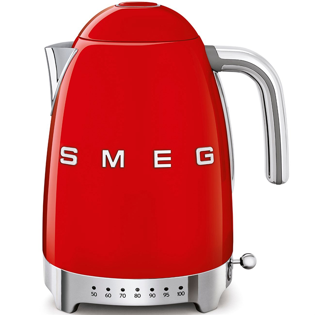 Smeg Kırmızı Isı Ayarlı Kettle KLF04RDEU