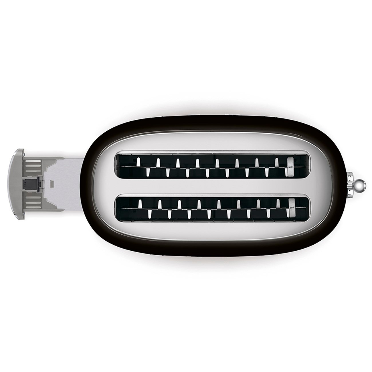 Smeg Siyah 2x2 Ekmek Kızartma TSF02BLEU