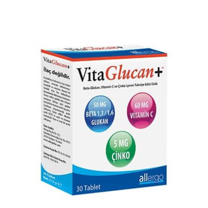 Allergo Vita Glucan+ 30 Tablet