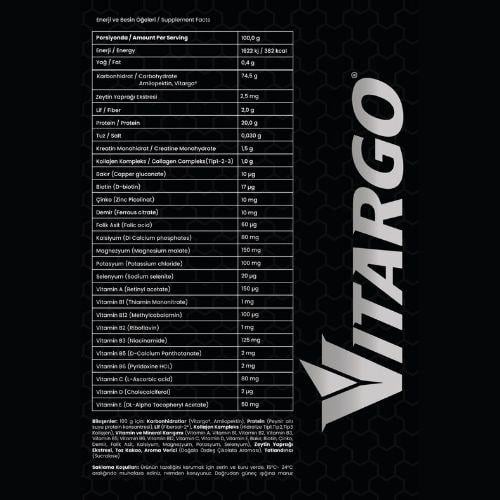 Army Of One Mass Stack + Vitargo Carbolader 1 Kg