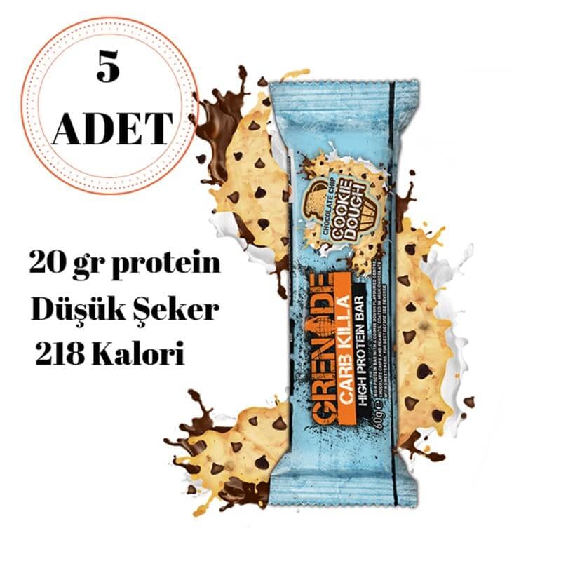 GRENADE CARB KİLLA PROTEİN BAR 5 ADET GRENADE