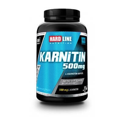 HARDLINE NUTRITION CARNITINE 500MG 100 KAPSUL