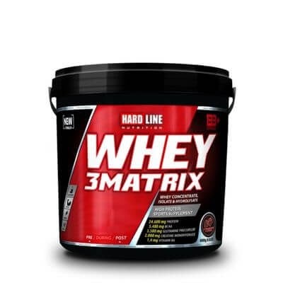 Hardline Whey 3 Matrix Protein Tozu 4000 gr