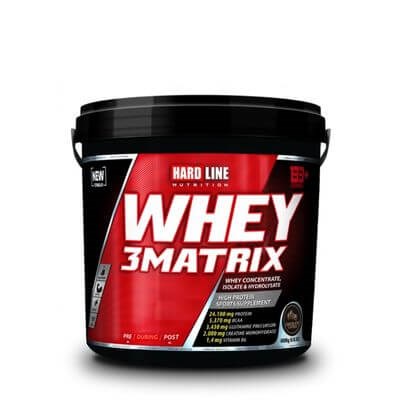 Hardline Whey 3 Matrix Protein Tozu 4000 gr