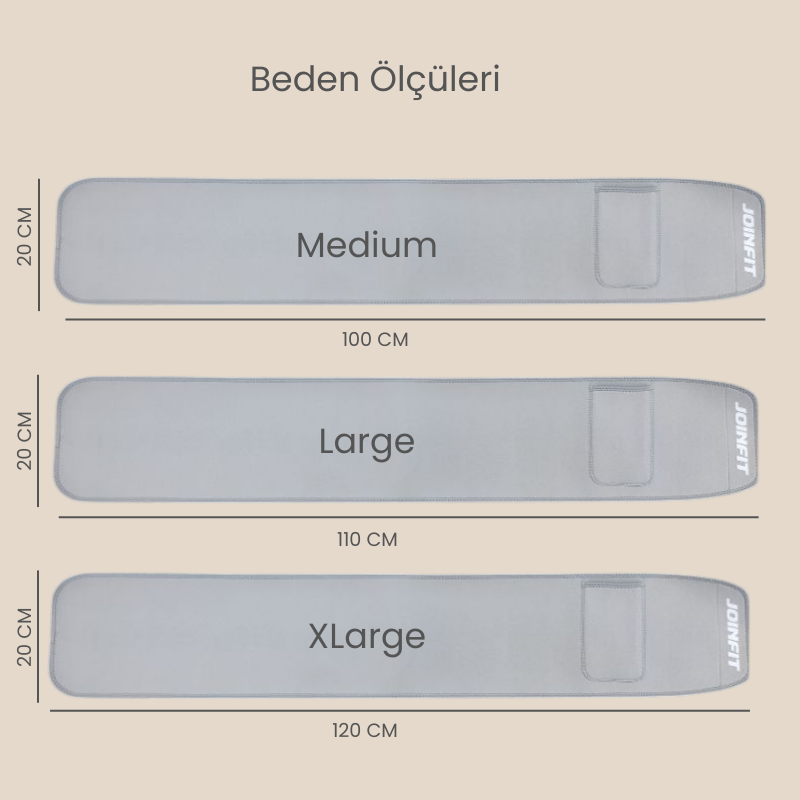 JOINFIT Termal Zayıflama Kemeri