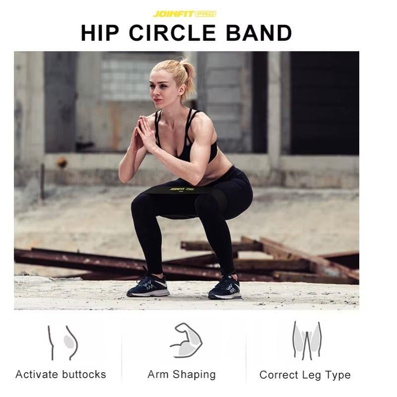JOINFOT Pro Hip Aerobik ve Egzersiz Bandı Siyah 3 Adet