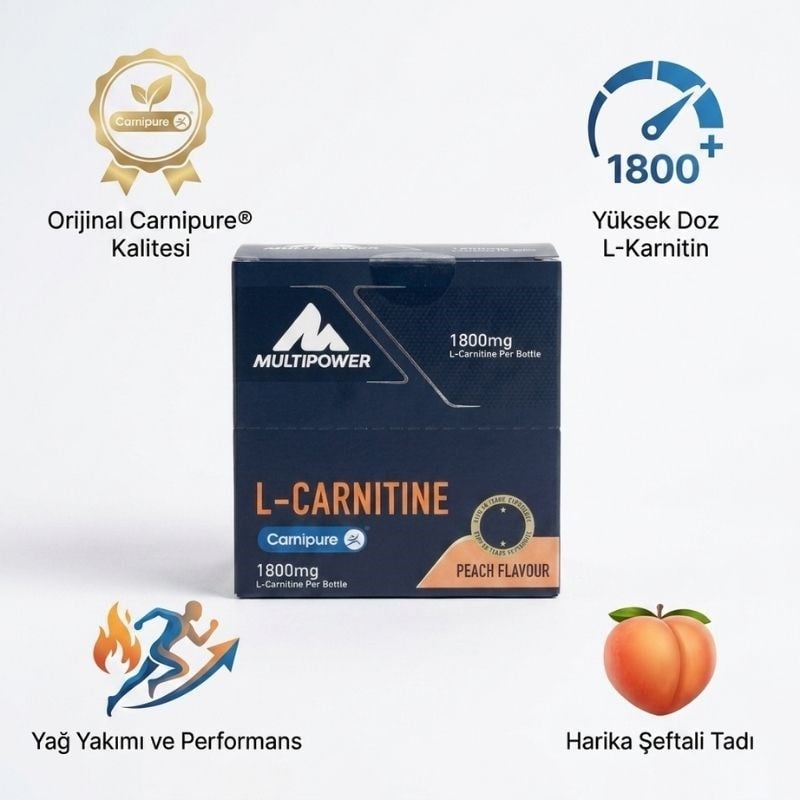 Multipower L-Carnitine Liquid 1800 Mg 20 Ampul