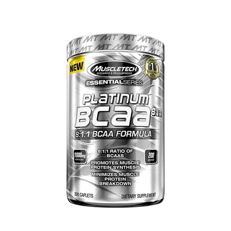 MUSCLETECH PLATINUM 100% BCAA 8:1:1 200 TABLET MUSCLETECH