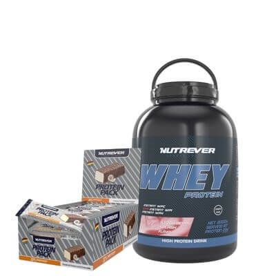 Nutrever Whey Protein 2000 gr ve Protein Pack 60 Gr 24 adet